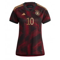 Nemecko Serge Gnabry #10 Vonkajší Ženy futbalový dres MS 2022 Krátky Rukáv